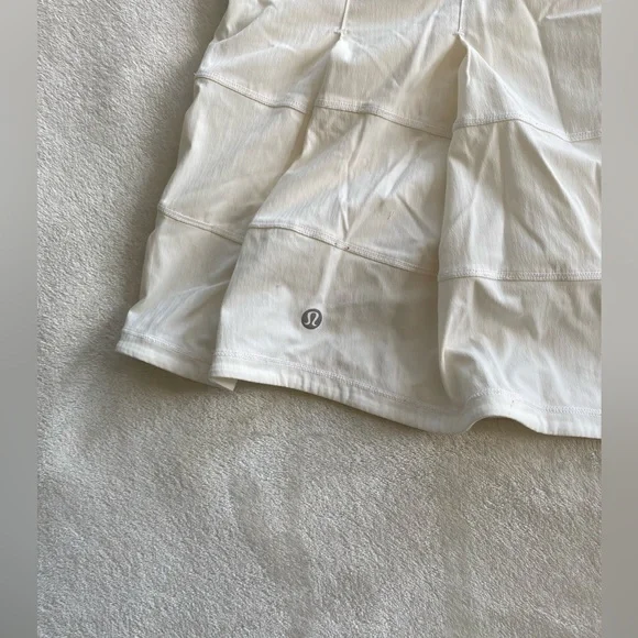 LULU LEMON WHITE PACE RIVAL SKIRT - Picture 5 of 7